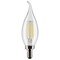 6Pk- Satco 5.5w CA10 LED 3000K Candelabra Base Dimmable - 60w equiv